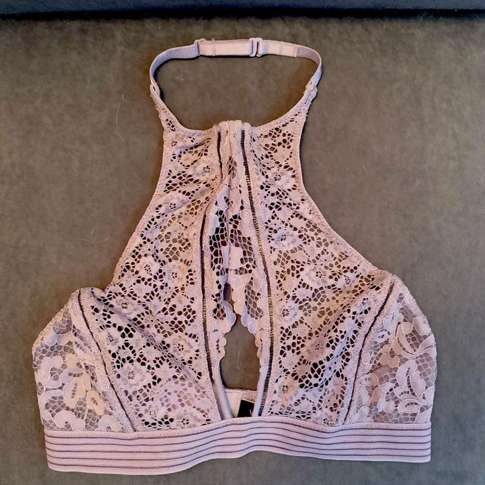 VS Very Sexy Lace Halter Bralette